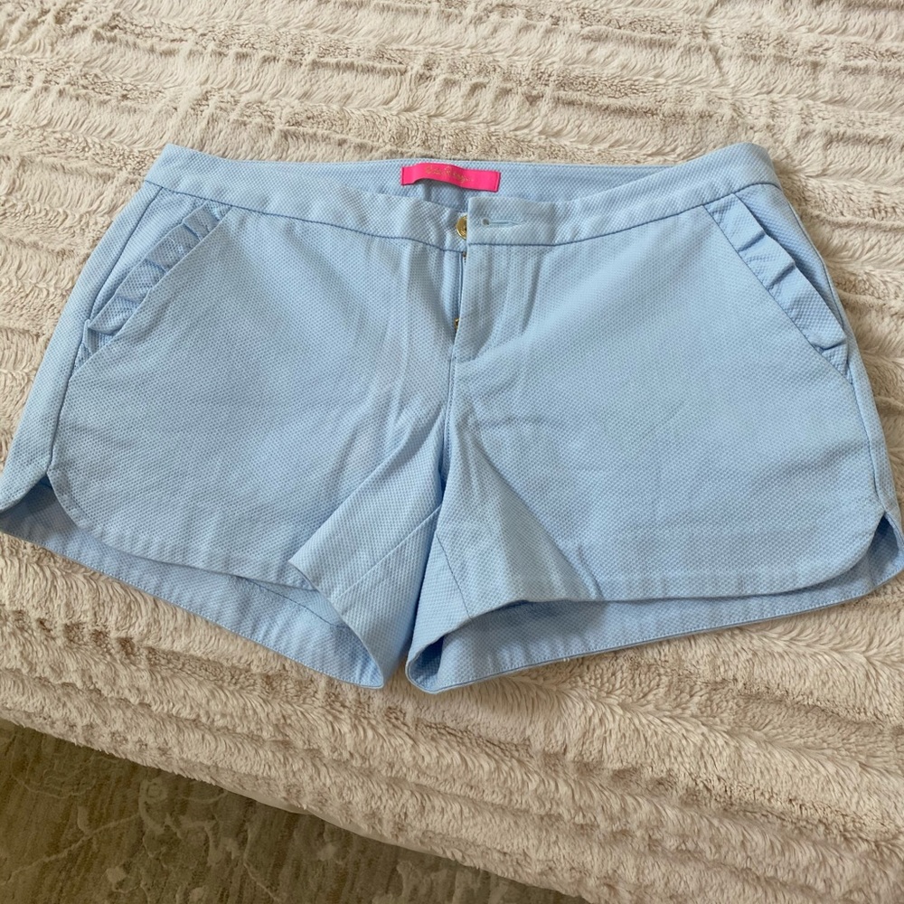 Lilly Pulitzer Adie Ruffle Pocket Shorts